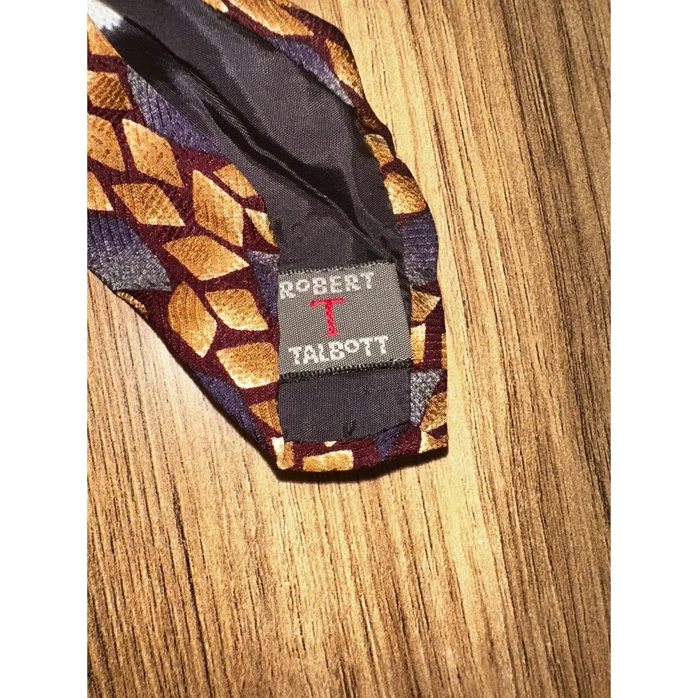Robert Talbott Men's Neck Tie Studio Britches‎ Silk Hand Made